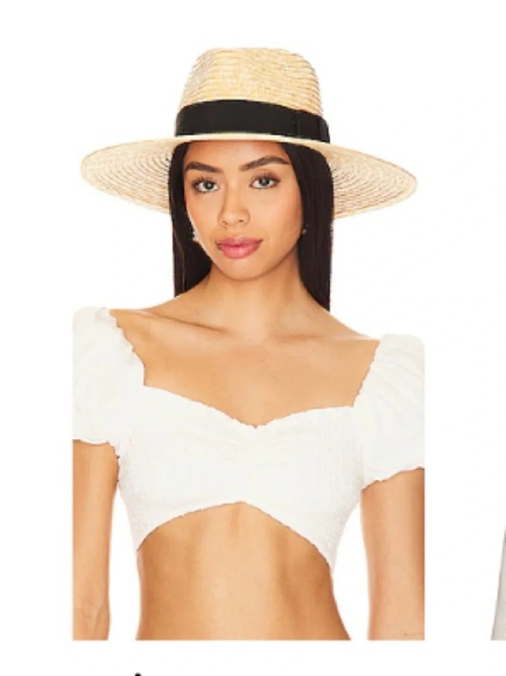 BRIXTON Johanna Wide-Brim Natural Straw Hat 👒